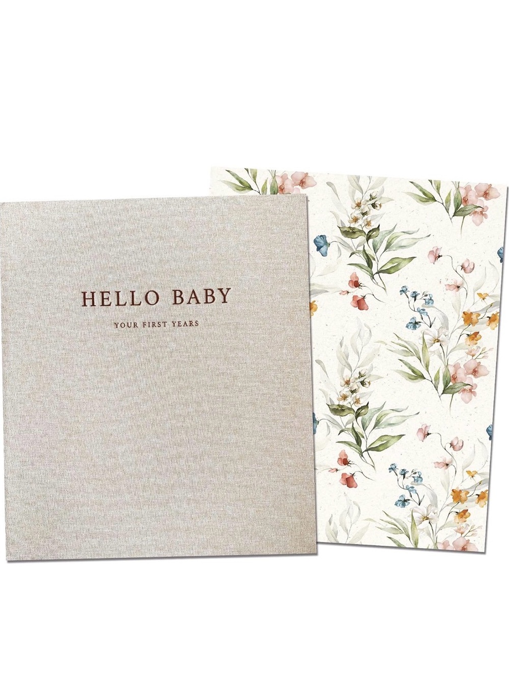 Peachly Hello Baby - Fleur Memory Keepsake Book. NWT